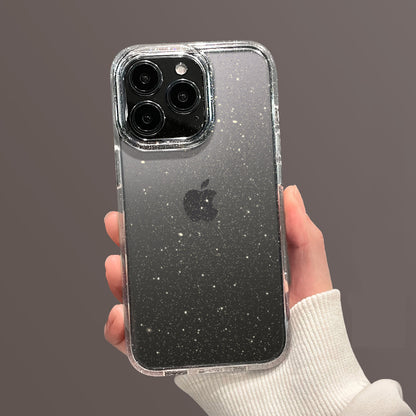 Glittery Bumper Bling Clear Case For IPhone 14 13 12 11 Pro Max Mini X XS Max XR - A Stylish and Protective Cover!