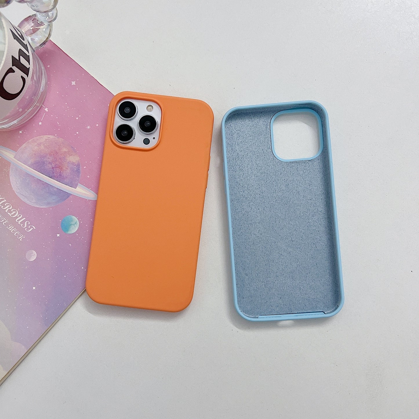 Sleek Silicone Phone Case For Iphone 14 13 12 11 - Protect Your Phone In Style!