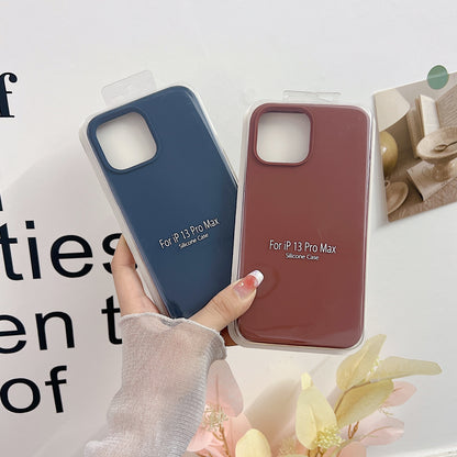 Sleek Silicone Phone Case For Iphone 14 13 12 11 - Protect Your Phone In Style!